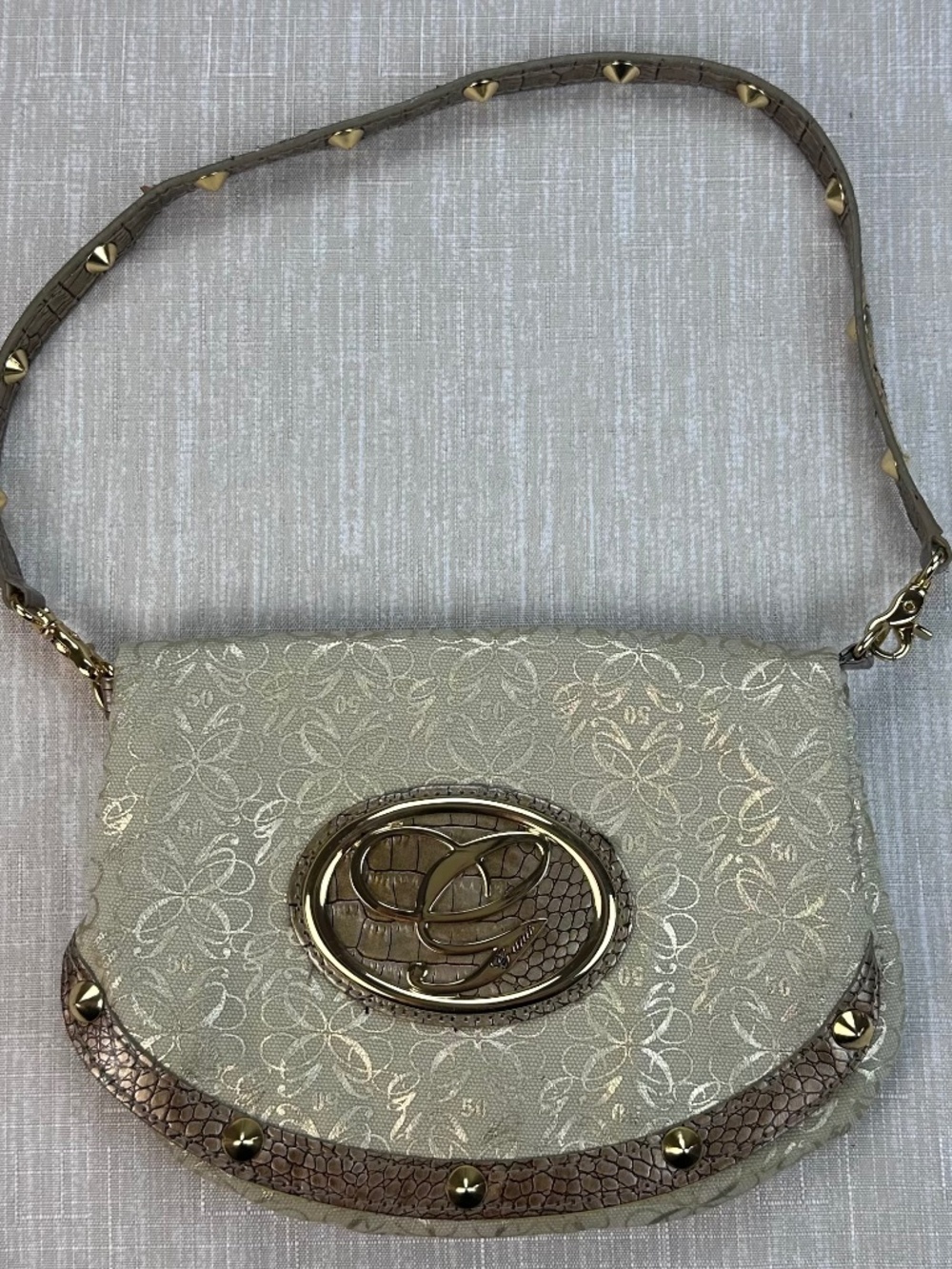 Vintage Y2K G-Unit Metallic Monogram Shoulder bag 50 cent (Read description)
